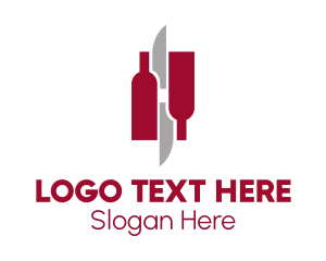 Bottle - Fine Dining Wine Restaurant logo design