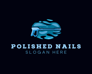 Power Wash Pistol logo design