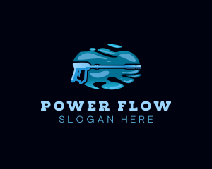 Power Wash Pistol logo design