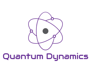 Physics - Purple Science Atom logo design