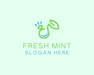 Mint - Minty Diamond Ring logo design