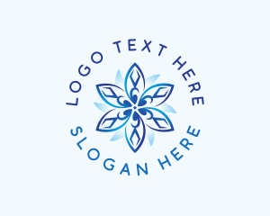 Holistic - Flower Wellness Bloom logo design