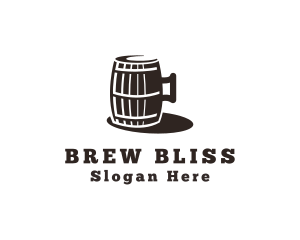 Brew - Beer Barrel Distillery logo design