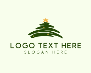 Holiday Christmas Tree Logo