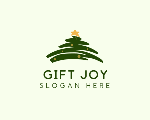 Holiday Christmas Tree logo design