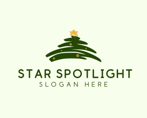 Holiday Christmas Tree logo design