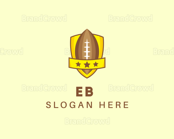 American Football Team Shield Logo