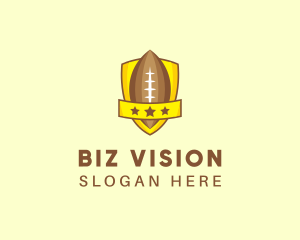 American Football Team Shield logo design