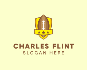 American Football Team Shield logo design