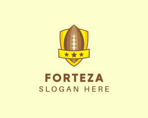 American Football Team Shield logo design