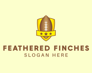 American Football Team Shield logo design