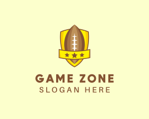 American Football Team Shield logo design