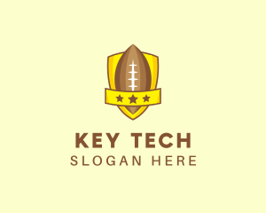 American Football Team Shield logo design