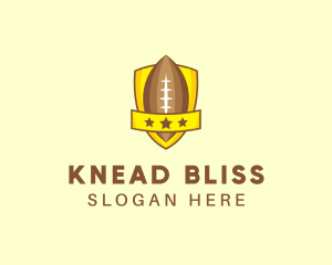 American Football Team Shield logo design