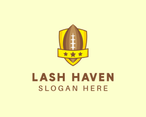 American Football Team Shield logo design