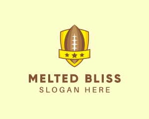 American Football Team Shield logo design