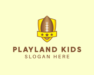 American Football Team Shield logo design