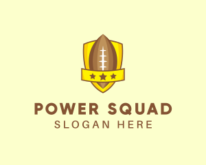 Team - American Football Team Shield logo design