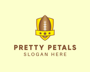 American Football Team Shield logo design