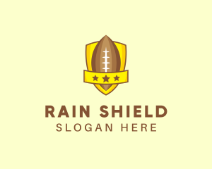 American Football Team Shield logo design