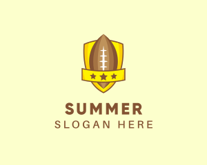 American Football Team Shield logo design