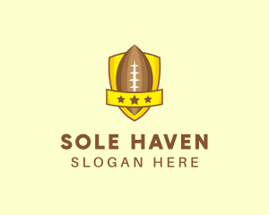 American Football Team Shield logo design