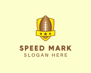 American Football Team Shield logo design