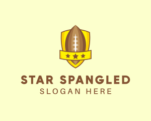 American Football Team Shield logo design