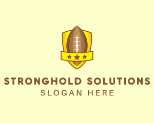 American Football Team Shield logo design