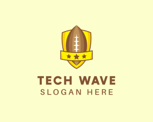 American Football Team Shield logo design