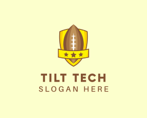 American Football Team Shield logo design