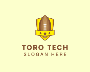 American Football Team Shield logo design