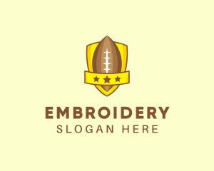 American Football Team Shield logo design