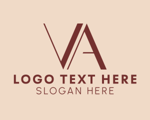 Letter Va - Modern Professional Company logo design
