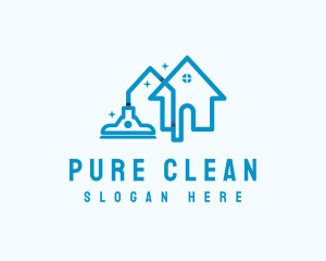 Home Vacuum Cleaning logo design