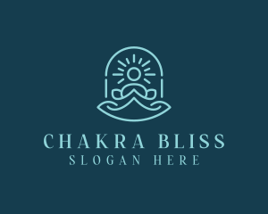 Chakra - Holistic Chakra Yoga logo design