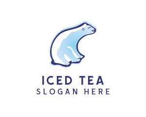 Cute Polar Bear logo design