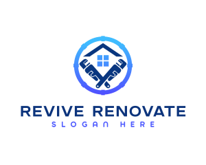 Renovate - Home Industrial Plumbing logo design