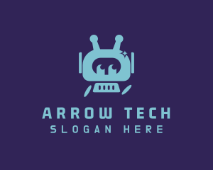 Tech Game Robot  logo design