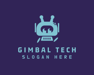 Tech Game Robot  logo design