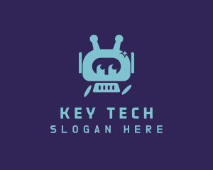 Tech Game Robot  logo design