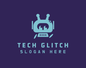 Tech Game Robot  logo design