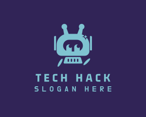 Tech Game Robot  logo design