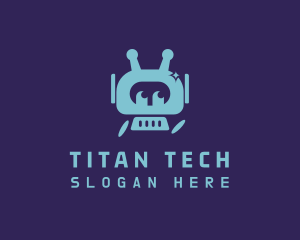 Tech Game Robot  logo design