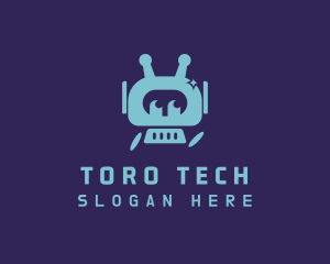 Tech Game Robot  logo design