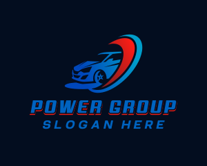 Car Racing  Engine Logo