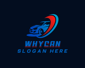 Car Racing  Engine Logo