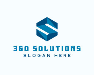 Generic Hexagon Letter S logo design