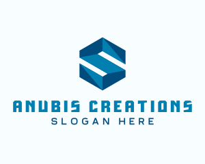 Generic Hexagon Letter S logo design