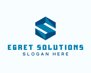 Generic Hexagon Letter S logo design